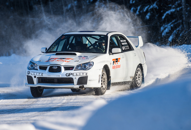 Rally School Subaru at Saukkola