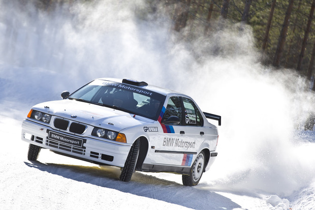 BMW drift at Tuupovaara